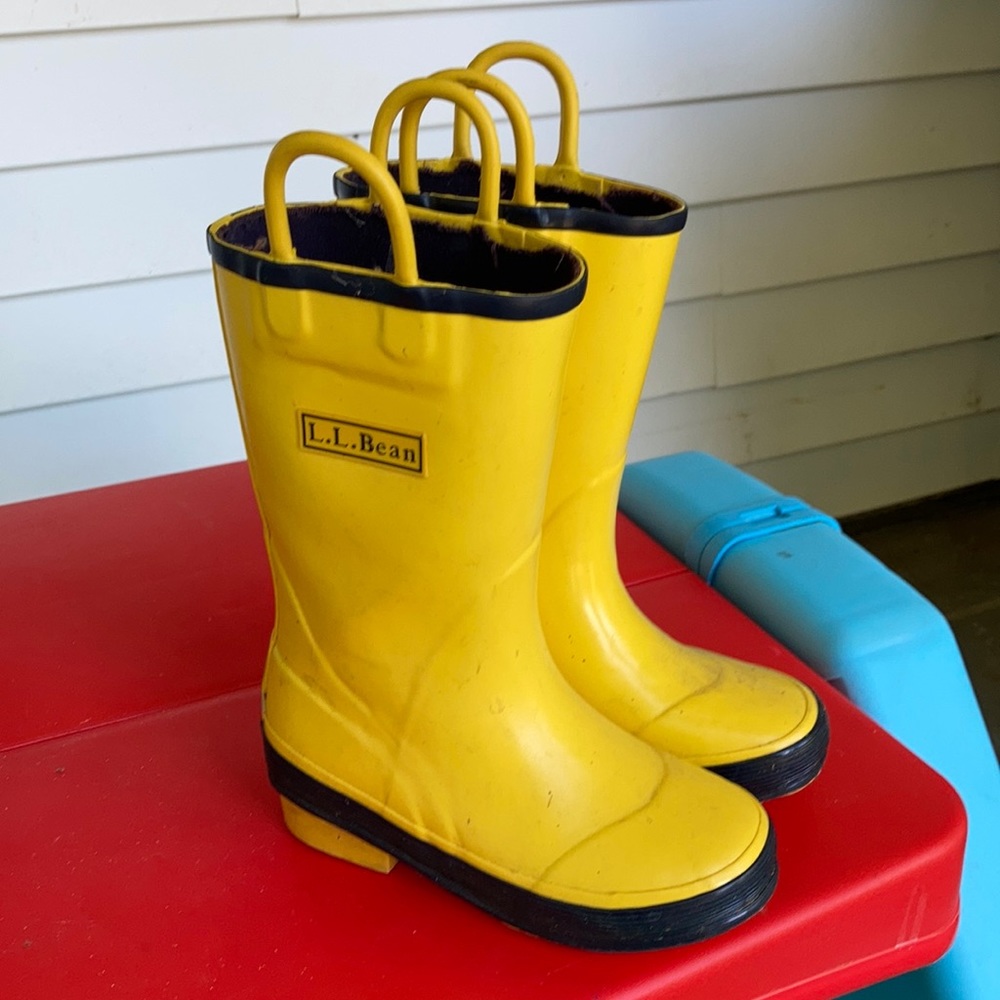 LLBean kids rainboot